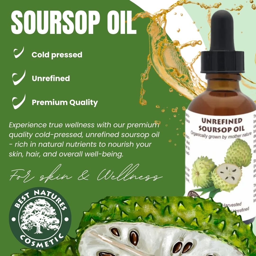 Soursop-Öl (Graviola/Guanábana) – Bio, kaltgepresst & unraffiniert
