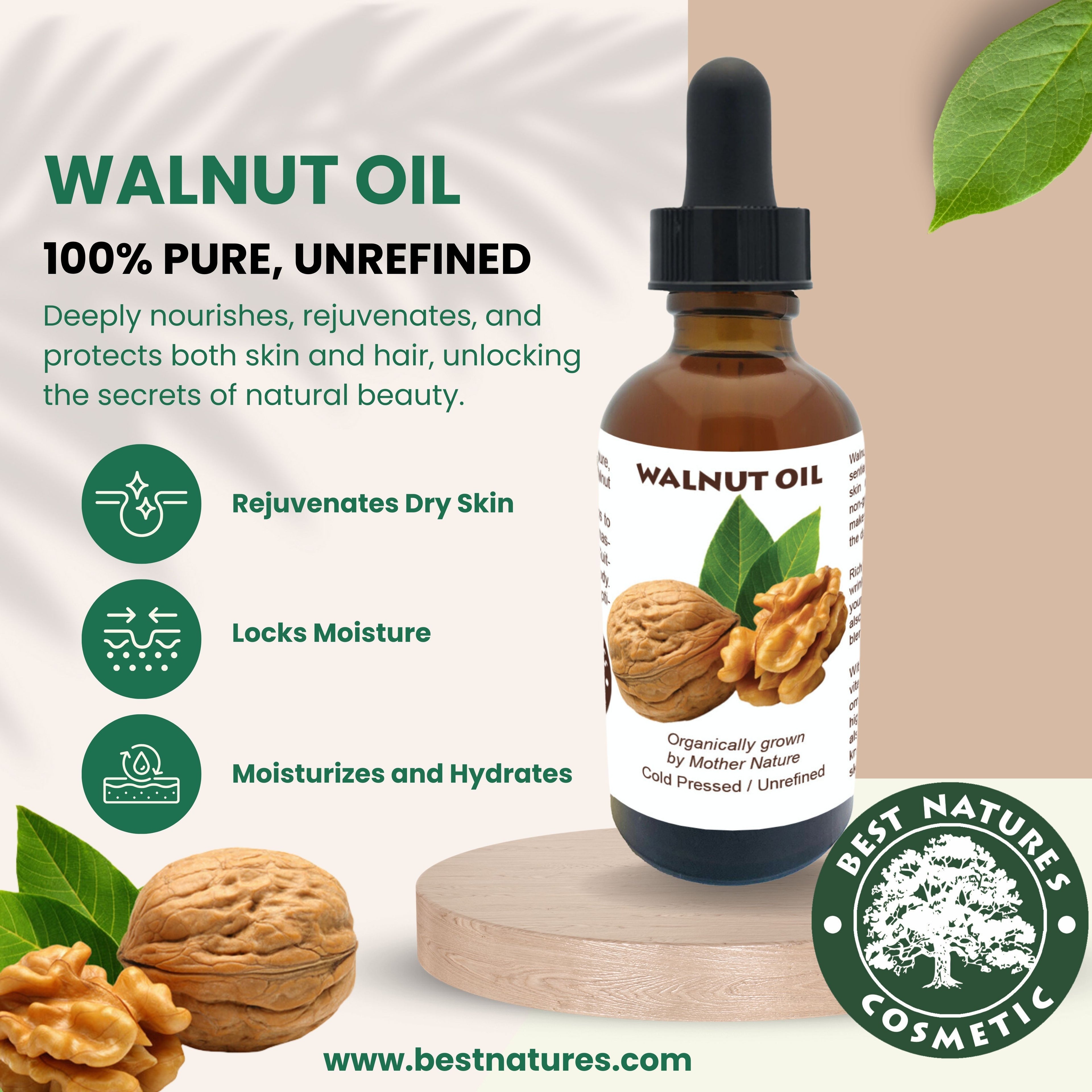 Walnussöl – Bio, kaltgepresst & unraffiniert