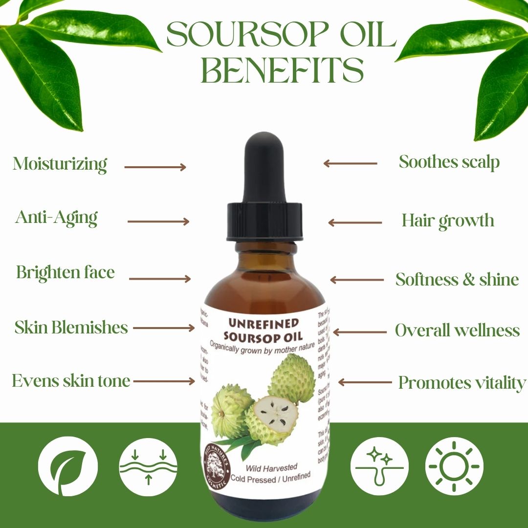 Soursop-Öl (Graviola/Guanábana) – Bio, kaltgepresst & unraffiniert
