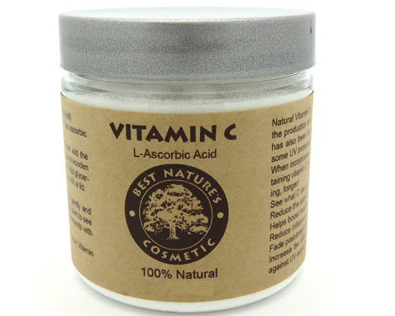 Natürliches Vitamin-C-Pulver (L-Ascorbinsäure) – für die eigene Hautpfle